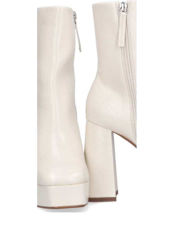 Botin de mujer LUNA TREND m2815 beige sintetico tacón alto
